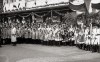 Uvítání prezidenta T. G. Masaryka na nádraží v Hradci Králové, 13. července 1926