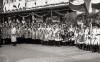 Uvítání prezidenta T. G. Masaryka na nádraží v Hradci Králové, 13. července 1926